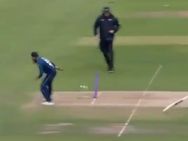 WATCH:தோனி டைப் ரன் அவுட்டில் கலக்கிய அடில் ரசித்…! ஸ்டெம்பை பார்க்காமலே… வாவ்..!!