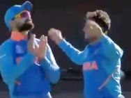 தவானை கடித்து வைத்த குல்தீப்.. வித்தியாசமாக கைதட்டிய கோலி.. ரசிகர்களை குழப்பிய சம்பவம்!