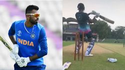 கொஞ்சம், கொஞ்சமாக தோனியாக மாறும் இளம் அதிரடி வீரர்.. வெளியான பயிற்சி வீடியோ..!!