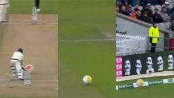 WATCH: என்ன இது..? இவ்வளவு பெரிய பந்து.. ஆனாலும் பவுண்டரிக்கு அனுப்பிய அவர்..! ரசிகர்கள் குஷி