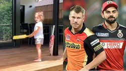 க்யூட் பேபி.. ஆனானப்பட்ட வார்னர் மகளே விராட் கோலி ஃபேன்தான்.. வைரலாகும் வீடியோ