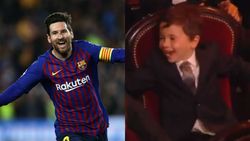 தந்தை மெஸ்ஸி விருது வாங்கிய போது.. செமயாக குறும்பு செய்த 4 வயது மேட்டியோ.. வைரலான கியூட் வீடியோ!