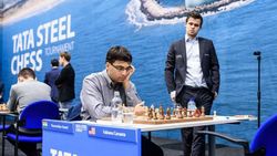 டாடா ஸ்டீல் மாஸ்டர்ஸ் போட்டி - இளம் வீரரிடம் திணறிய விஸ்வநாதன் ஆனந்த்