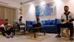 வீட்ல இருந்தாலும் நாங்க ரொம்ப பிசி... பரபர சுறுசுறு ராகுல்