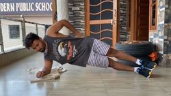 சும்மா இருக்க முடியலைங்க... வீட்டில் இருந்தாலும் ஓடியாடி உழைக்கும் ரிஷப் பந்த்