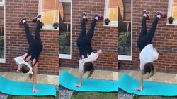 தலைகீழாத்தான் குதிப்பேன்.... ஏம்மா இப்படித்தான் சட்டை போடுவீங்களா.. ஆனா நல்லாருக்கு!