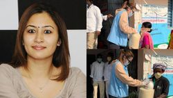 கையில் கிளவுஸுடன் உதவிக் களத்தில் குதித்த ஜுவாலா கட்டா.. நல்லாருங்க மேடம்