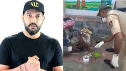 பிச்சைக்காரருக்கும் உணவளிக்கும் தர்மம்... காவல்துறையின் கண்கலங்க வைத்த செயல்பாடு