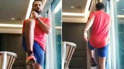 ரசிகர்களின் 'வாவ்' கமெண்ட்... புதுவித வொர்க்-அவுட்டால் ரசிகர்களை கவர்ந்த விராட் கோலி