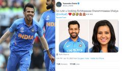 அய்யோ.. செல்லம்.. செம்ம க்யூட் அழகி.. அழகா இருக்கம்மா.. ரோஹித்தை கலாய்த்த சஹல்!