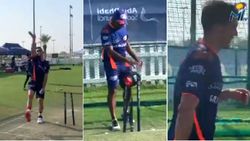 ஒரேயடி.. ரெண்டு துண்டாக பிளந்த ஸ்டம்ப்... டிரெண்ட் போல்ட்டின் அதிரடி ஸ்டம்ப் அவுட்