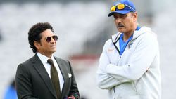 இன்னா அடி.. இன்னா அடி... சூப்பரப்பு.. சாஹாவின் அதிரடி.. சச்சின், சாஸ்திரி பாராட்டு