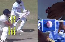 போட்டிக்கு இடையே.. வெள்ளை நிறத்திற்கு மாறிய சிவப்பு பந்து.. அதிர்ந்து போன வீரர்கள்..எப்படி நடந்தது?