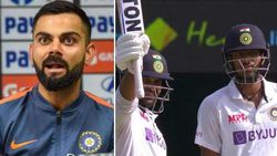 வாஷிங்டன் சுந்தர், ஷார்துல் தாக்கூர் பேட்டிங்கை செல்போனில் பார்த்து வியந்தேன் புகழ்ந்து தள்ளிய கோலி!