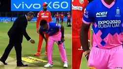 டாசின்போது ராஜஸ்தான் கேப்டன் செய்த செயல்... ஷாக்கான அம்பயர்... என்னம்மா இப்படி பண்றீங்களேம்மா?