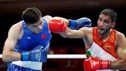 பயனளிக்காத பஞ்ச்கள்..குத்துச்சண்டையில் இந்தியாவின் 2வது வீரரும் ஏமாற்றம்..ஆஷஷ் குமார் தோற்றது எப்படி