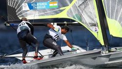 பாய்மரப் படகுப் போட்டி.. சர்ரென முன்னேறிய கணபதி & வருண் ஜோடி.. 6வது ரேஸ் முடிவில் 7வது இடம்