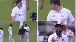 இந்திய ஜெர்சி அணிந்து.. அத்துமீறி நுழைந்து அலப்பறை - விழுந்து சிரித்த இந்திய வீரர்கள் (வீடியோ)