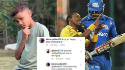 பொல்லார்டிடம் பெண் கேட்ட பிராவோ.. திடீர் சம்பவம்..பொல்லார்ட் கொடுத்த சூப்பர் ரிப்ளை.. ரசிகர்கள் குஷி