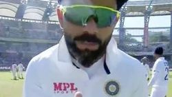 அராத்து பசங்க சார் நம்ம ஆளுங்க..!! மும்பை டெஸ்ட்டில் சேட்டை செய்த கோலி