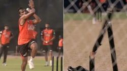 நம்ம நடராஜனா இது - வேகத்தில் புதிய அவதாரம்.. உடைந்து பறந்த ஸ்டம்ப்.. இணையத்தை தெறிக்கவிட்ட வீடியோ