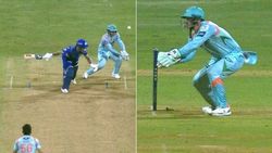 அடப்பாவமே.. இப்படியா ஒரு மனுசன் அவுட் ஆகனும்.. கொஞ்சம் கூட இஷான் கிஷனுக்கு லக் இல்ல