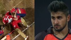 பேட்டிங் செய்ய வந்த போது கிண்டல்.. பந்துவீச்சில் பதிலடி தந்த உம்ரான் மாலிக்.. வீடியோ இதோ