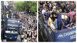 அதிர்ந்த அகமதாபாத் நகரம்.. குஜராத் டைட்டனிஸ் வெற்றி கொண்டாட்டம்.. ட்விட்டரில் உருக்கமான பதிவு!