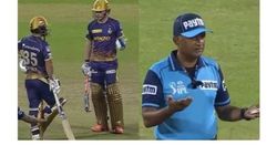 தவறாக காட்டப்பட்ட சிக்னல்.. மாற்ற முடியாமல் தவித்த அம்பயர்கள்..கொல்கத்தாவுக்கு நடந்த வேடிக்கை விஷயம்