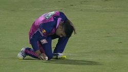 அம்பயருக்கு சரியான பதிலடி... ரியான் பராக் செய்த தெனாவட்டான செயல்.. வச்சு செய்யும் ரசிகர்கள்!