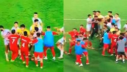 அடிதடியில் இறங்கிய இந்திய வீரர்கள்.. கலவரமான கால்பந்து மைதானம்.. ஆசிய தகுதி சுற்றில் பரபரப்பு