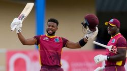 100வது போட்டியில் சதம் விளாசிய ஹோப்.. 6 சிக்சர்களை பறக்கவிட்ட பூரான்.. வெஸ்ட் இண்டீஸ் இமாலய இலக்கு