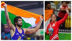 காமன்வெல்த்தில் வரலாறு படைத்த இந்தியா.. பாக். வீரரை வீழ்த்தி தங்கம்.. மல்யுத்தத்தில் பதக்க வேட்டை