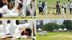 வெங்கடேஷ் ஐயர் தலையில் பட்ட பந்து.. மைதானத்திற்குள் வந்த ஆம்புலன்ஸ்.. துலீப் கோப்பையில் பரபரப்பு