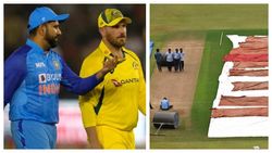 இந்தியா vs ஆஸி டி20 போட்டி.. ஈரப்பதத்தால் டாஸ் போடுவதில் தொடரும் தாமதம்.. 8 மணிக்கு முக்கிய அப்டேட்!