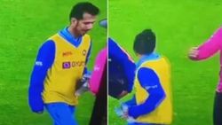 அம்பயருக்கு உயிர் பயம் காட்டிய சாஹல்.. குசும்புக்கு ஒரு எல்லையே இல்லையா.. மைதானத்தில் சிரிப்பலை!