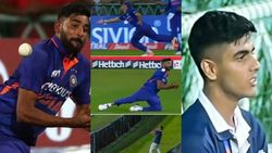 ஒரே ஓவரில் 2 கேட்ச் மிஸ் செய்த இந்தியா..சிக்சர் போன பந்தை சுலபமாக பிடித்த சிறுவன்.. கத்துக்கோங்க பா!