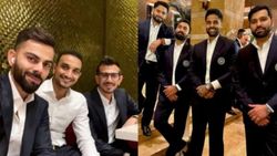 கோட் சூட்டில் ஜொலித்த இந்திய வீரர்கள்.. டி20 உலகக்கோப்பைக்காக ஆஸ்திரேலியா பயணம்.. ஆனால் ஒரே ஒரு குறை!