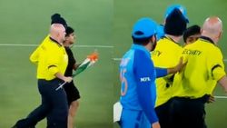 பாதுகாப்பை மீறி மைதானத்திற்குள் வந்த சிறுவன்.. ப்ளீஸ்! ஒன்னும் செய்யாதீங்க.. ரோகித் நெகிழ்ச்சி