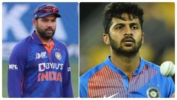 ஏன்யா இப்படி பண்ற??.. பேச்சை கேட்காமல் தவறு செய்த ஷர்துல் தாக்கூர்.. களத்திலேயே விளாசிய ரோகித்!