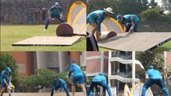 என்ன இப்படி இறங்கிட்டீங்க.. ரக்பி முதல் ரோலர் வரை.. இந்தியாவை வீழ்த்த ஆஸ்திரேலியா விநோத பயிற்சி- ஏன்