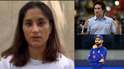 உங்களுக்கு எல்லாம் அரசியல்வாதி பார்த்து பயமா? சச்சின், கோலிக்கு கேள்வி.. மல்யுத்த வீராங்கனை கண்ணீர்