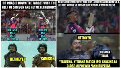 GT Vs RR: ”பழைய ராஜஸ்தான்-னு நினைச்சீங்களா” குஜராத் மீது வன்மத்தை இறக்கிய வெறித்தன மீம்ஸ்!