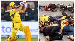 தோனிக்காக ரயில்வே பிளாட்பார்மில் தூங்கிய சிஎஸ்கே ரசிகர்கள்.. கனவை நிறைவேற்றுவாரா தல?