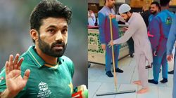 மெக்காவில் துப்புரவு பணி செய்யும் பாக். கிரிக்கெட் வீரர் ரிஸ்வான்.. ஹஜ் பயணத்தில் நடந்த நெகிழ்ச்சி