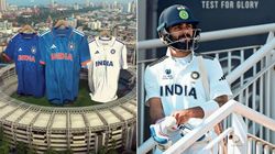 என்ன ரியல் மேட்ரிட் வாடை அடிக்குது.. வான்கடே வானில் மிதக்கும் இந்திய அணி ஜெர்சி.. ரசிகர்கள் கிண்டல்!