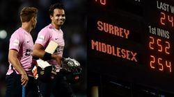 டி20 போட்டியில் 506 ரன்கள் குவிப்பு.. பல்வேறு சாதனைகள் முறியடிப்பு.. இங்கிலாந்தில் ரன் விருந்து