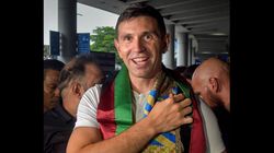 ”கனவு நிறைவேறியது” இந்தியா வந்த அர்ஜென்டினா உலகக்கோப்பை நாயகன் மார்ட்டினஸ்.. காரணமே இதுதான்!