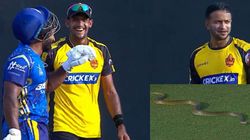 திடீரென களத்திற்குள் வந்த பாம்பு.. மிரண்டுபோன வீரர்கள்.. நடுவர் என்ன செஞ்சாரு பாருங்க.. LPLல் பரபர!