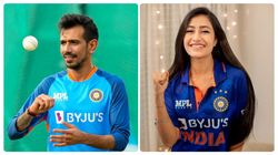 உலகக்கோப்பையில் இடம் பெற்ற சாஹல் மனைவி.. ஹே எப்புட்றா?